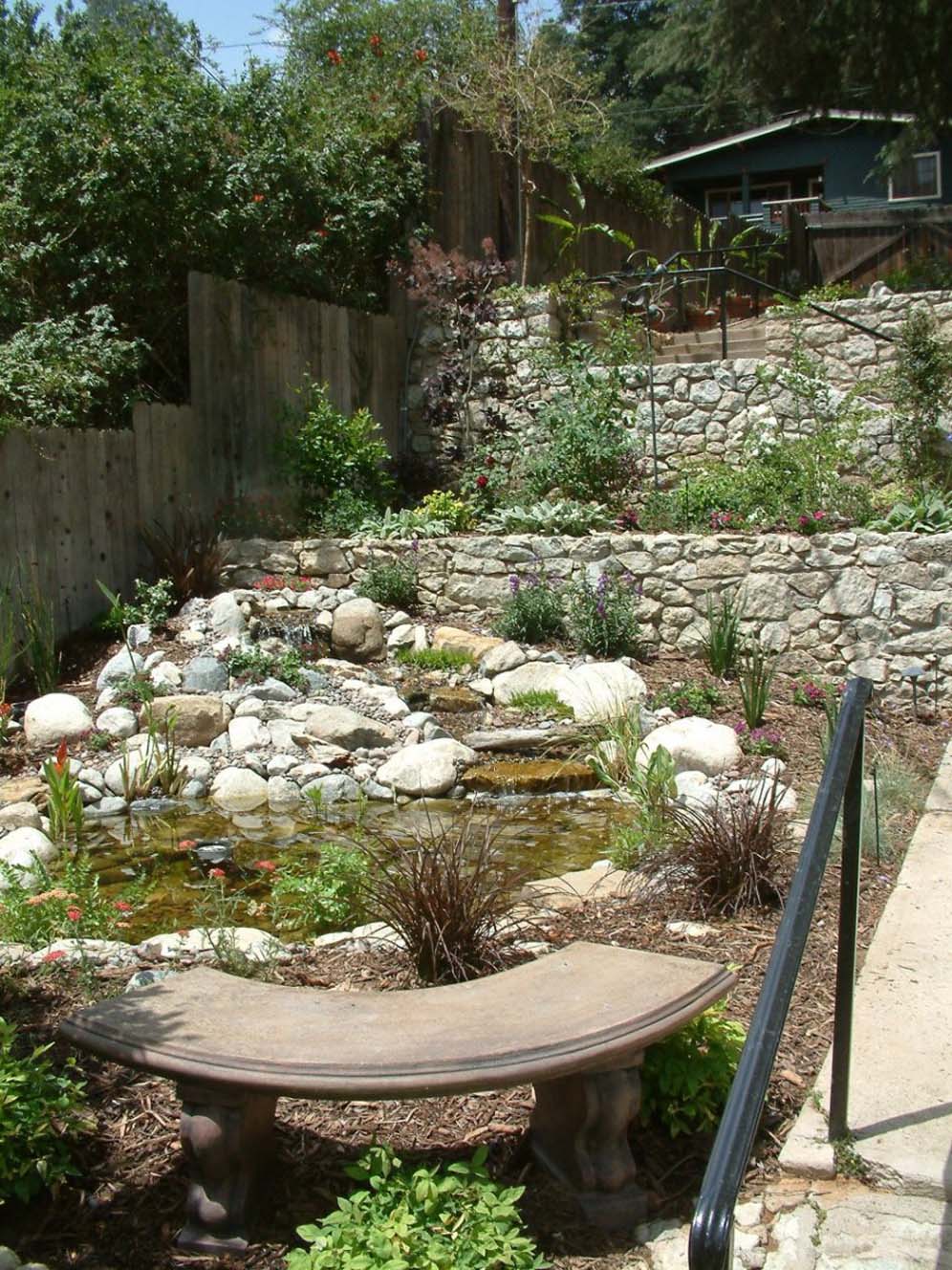 Small Pond and Rock Terraces