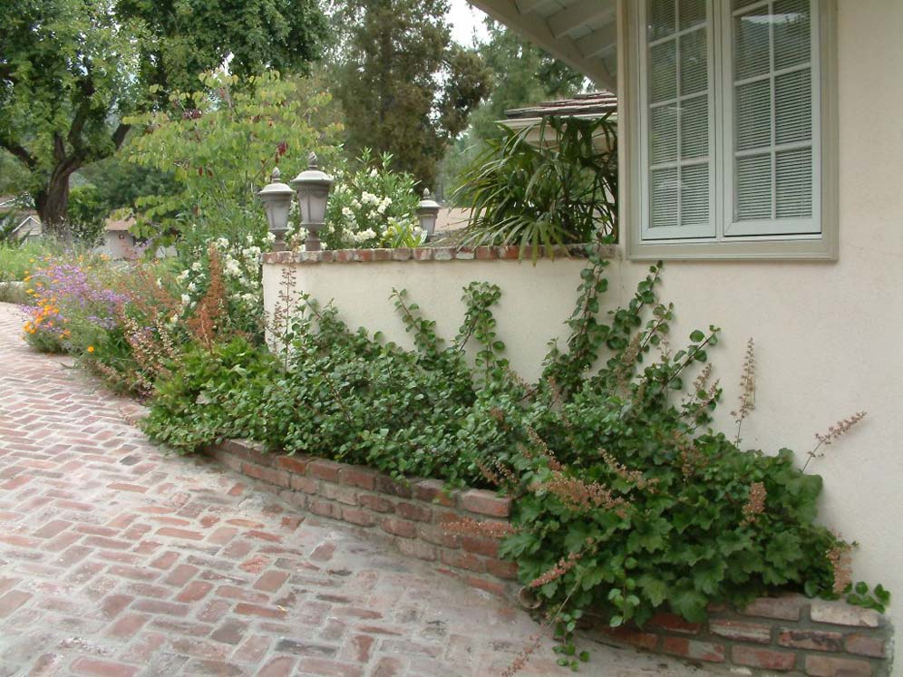 Brick Raised Planter