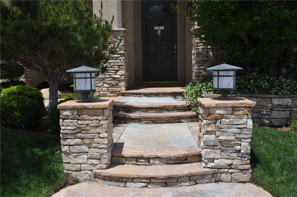 Stacked Stone Pillars