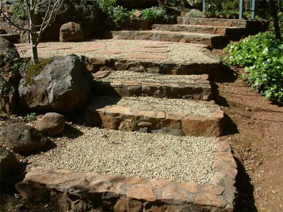 Rock and Gravel Steps